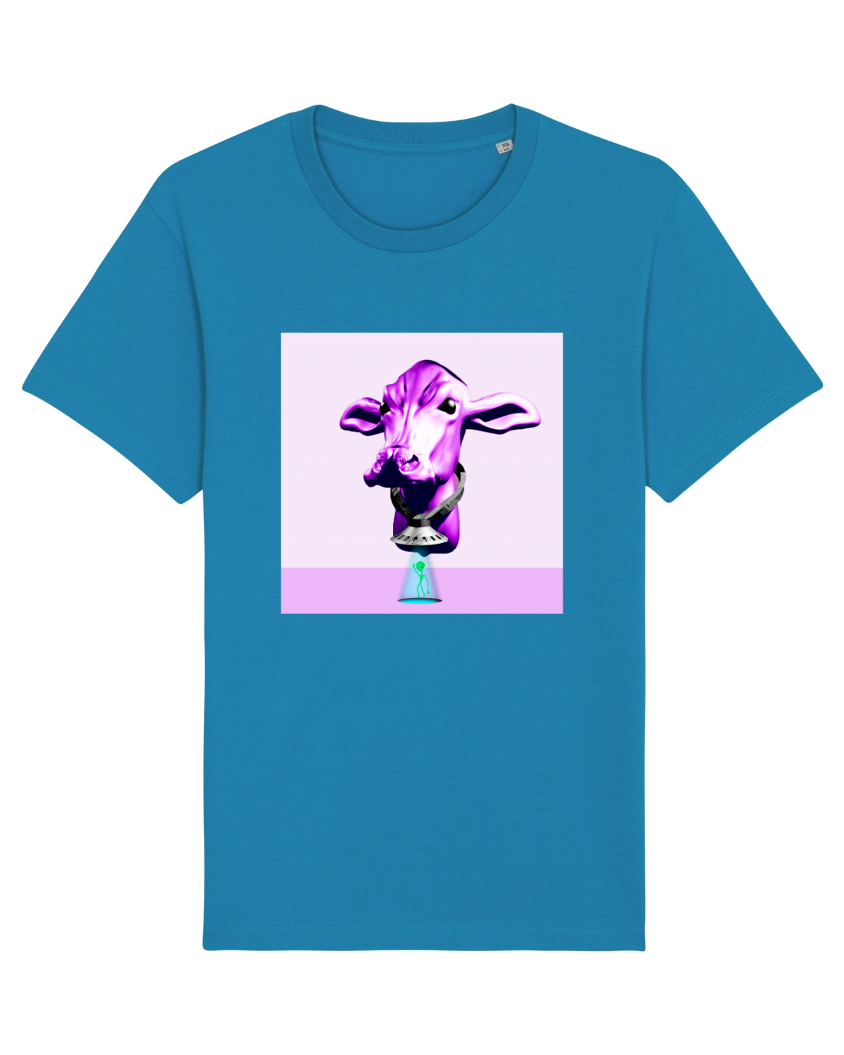 Tricou mânecă scurtă Unisex Rocker Azur