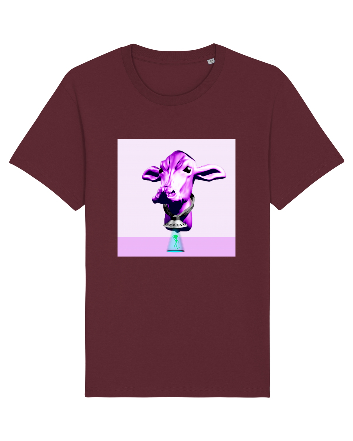 Tricou mânecă scurtă Unisex Rocker Burgundy