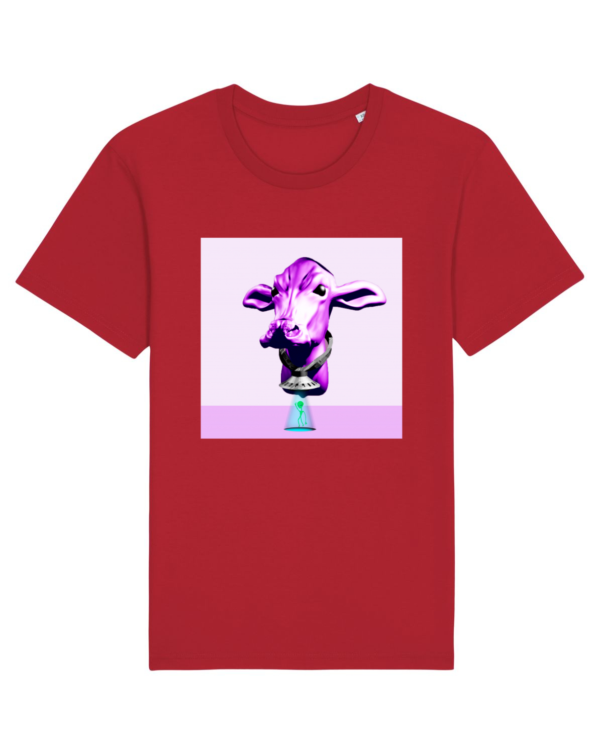 Tricou mânecă scurtă Unisex Rocker Red