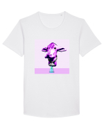 Alien Cow Tricou mânecă scurtă guler larg Bărbat Skater