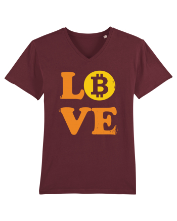 Bitcoin Love Burgundy