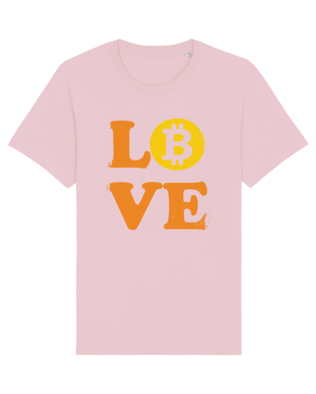 Bitcoin Love Cotton Pink