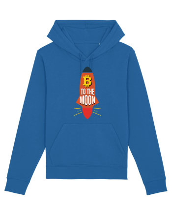 Bitcoin To The Moon Royal Blue