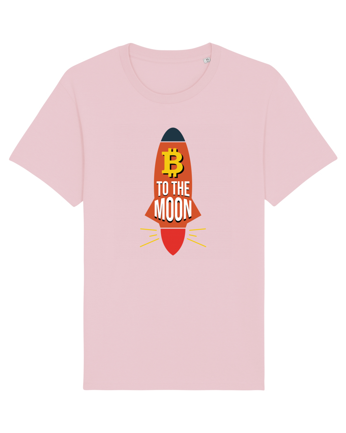 Tricou mânecă scurtă Unisex Rocker Cotton Pink