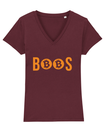 Boos Bitcoin Burgundy