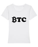BTC Tricou mânecă scurtă guler larg fitted Damă Expresser