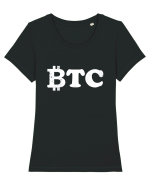BTC Tricou mânecă scurtă guler larg fitted Damă Expresser