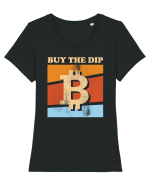 Buy The Dip Tricou mânecă scurtă guler larg fitted Damă Expresser