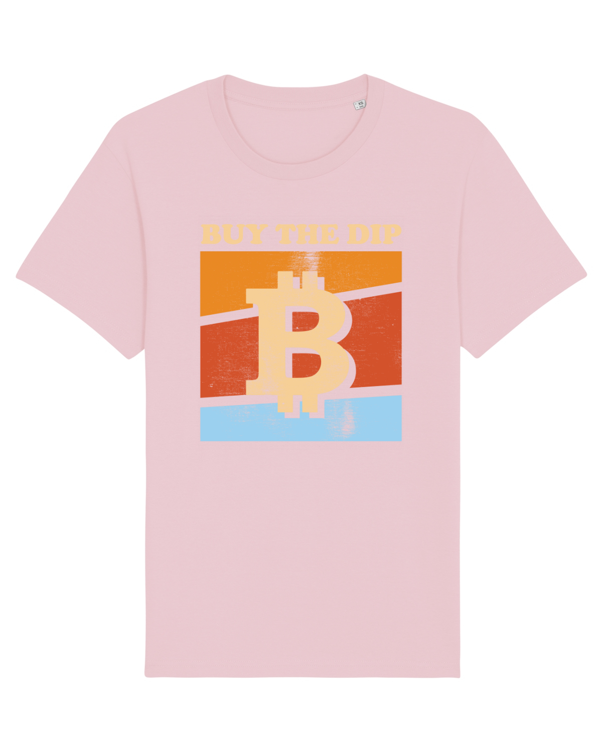 Tricou mânecă scurtă Unisex Rocker Cotton Pink