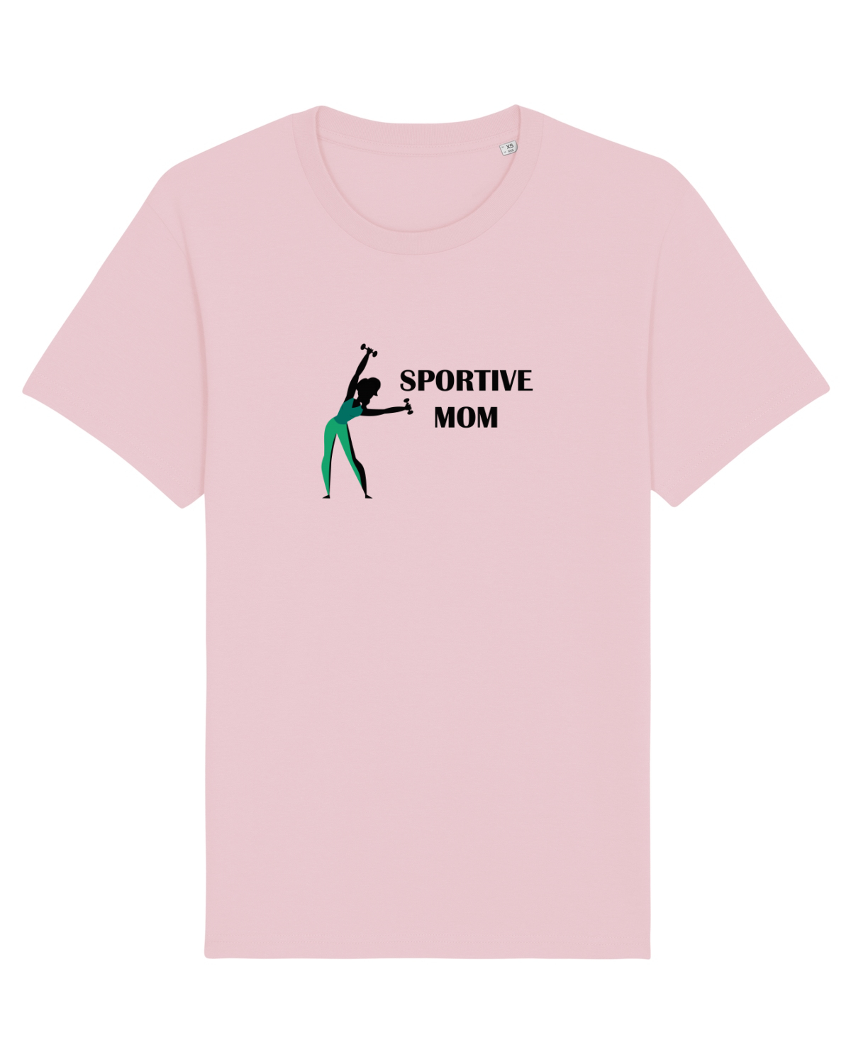 Tricou mânecă scurtă Unisex Rocker Cotton Pink