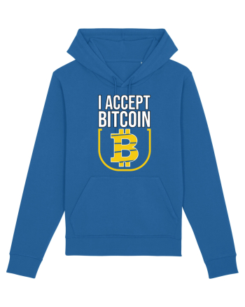 I Accept Bitcoin Royal Blue