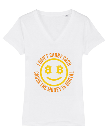 I Don't Carry Cash White