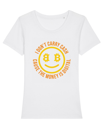 I Don't Carry Cash White