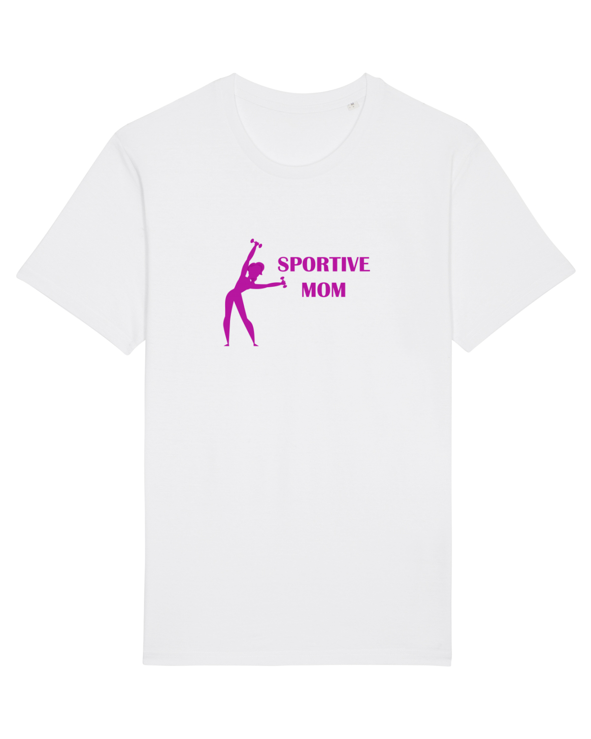 Tricou mânecă scurtă Unisex Rocker White