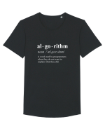 ALGORITHM Tricou mânecă scurtă guler larg Bărbat Skater