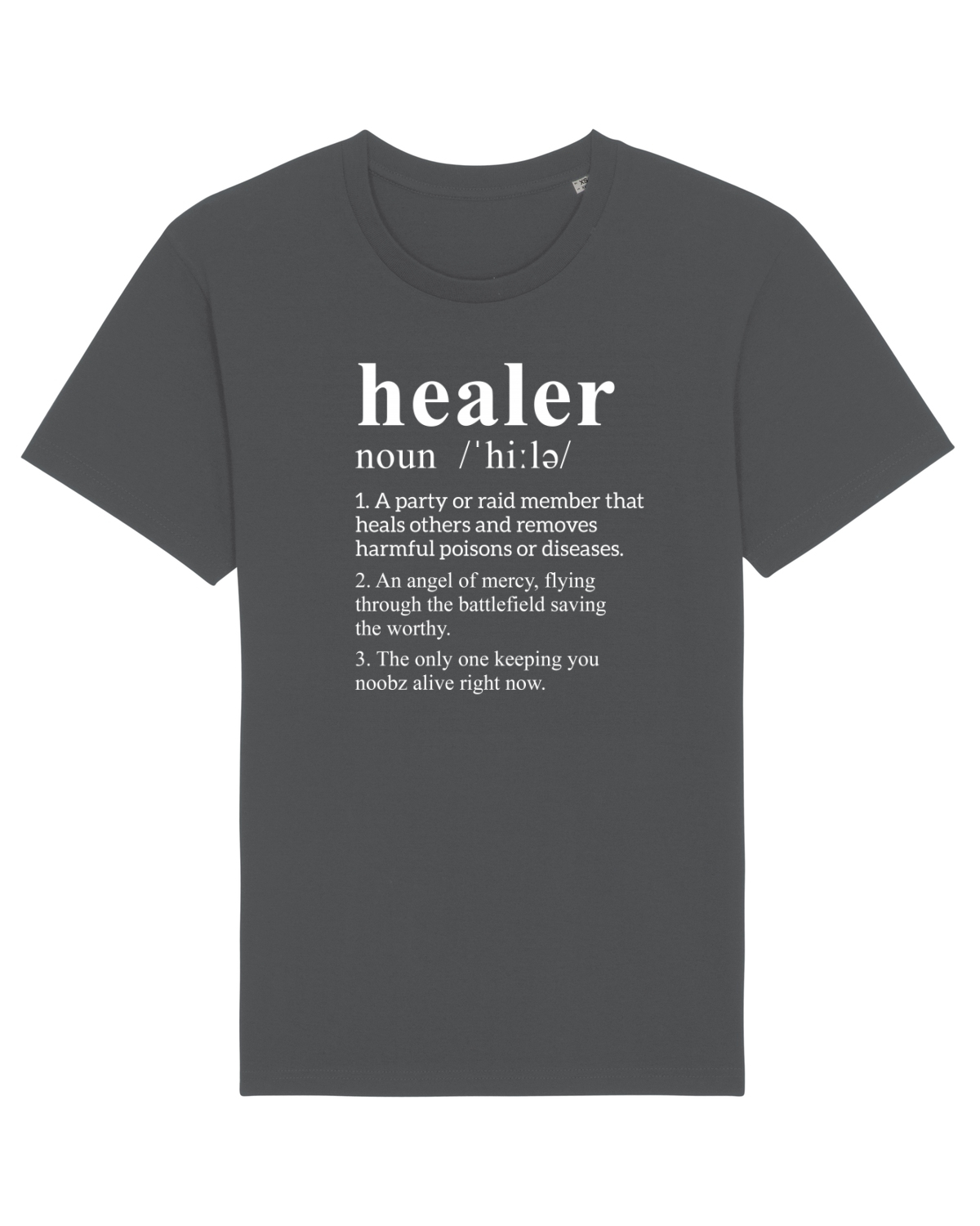 Tricou mânecă scurtă Unisex Rocker Anthracite