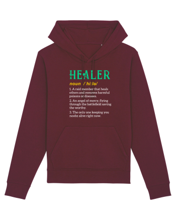 Healer Definition Burgundy
