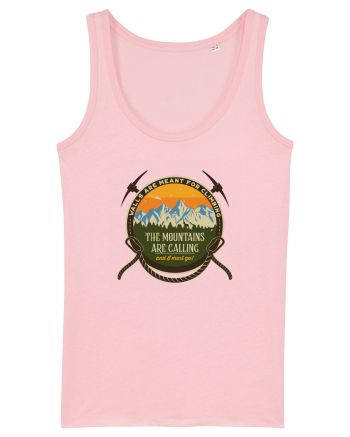 The Mountains are Calling Cotton Pink