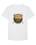 The Mountains are Calling Tricou mânecă scurtă guler larg Bărbat Skater