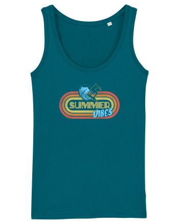 Summer Vibes Retro Ocean Depth
