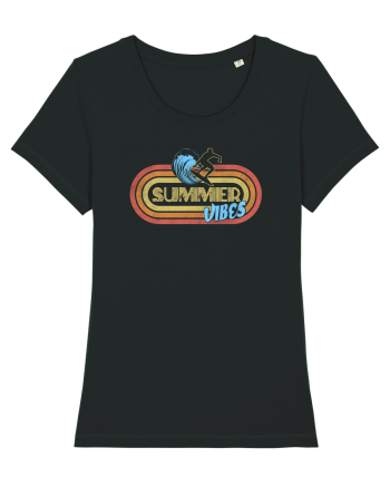 Summer Vibes Retro Black