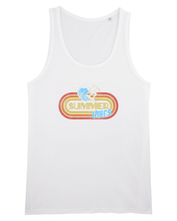 Summer Vibes Retro White