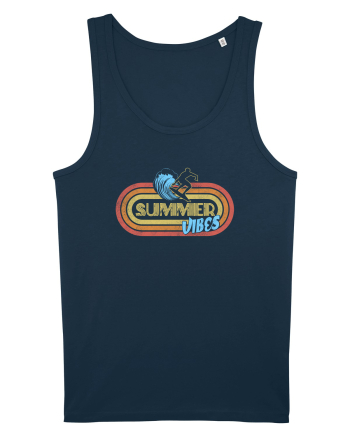 Summer Vibes Retro Navy