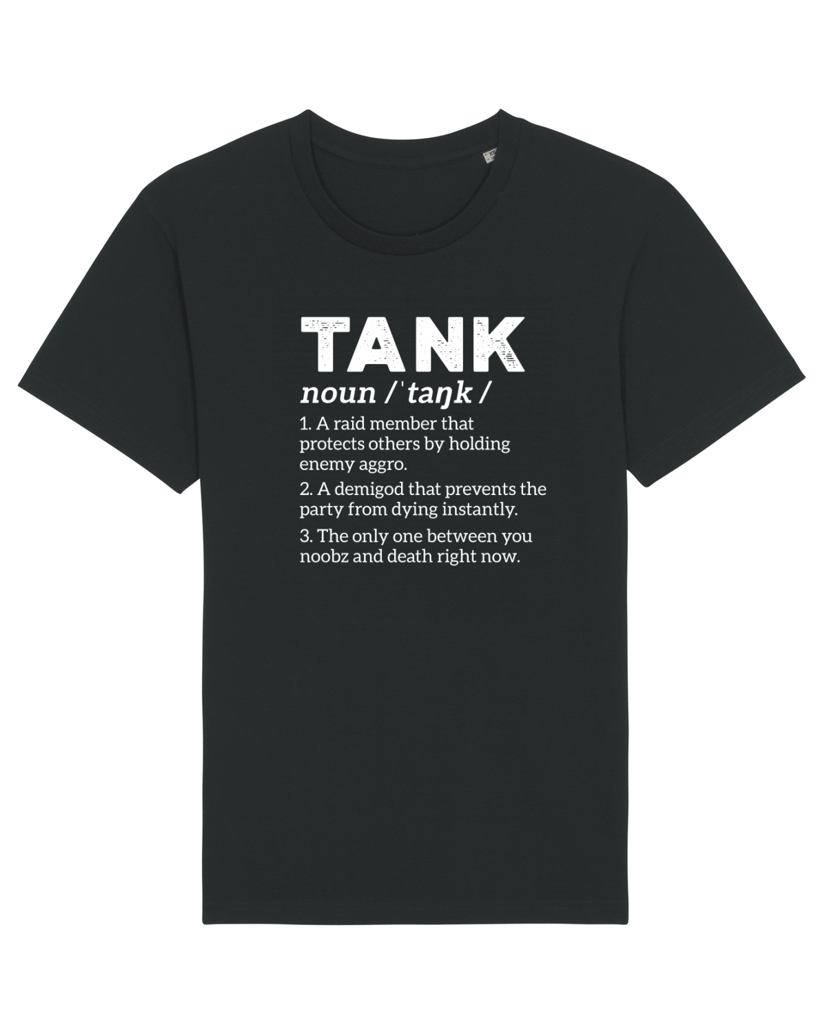 Tricou mânecă scurtă Unisex Rocker Black