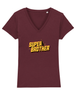 Super Brother Tricou mânecă scurtă guler V Damă Evoker