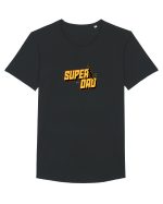 Super Dad Tricou mânecă scurtă guler larg Bărbat Skater