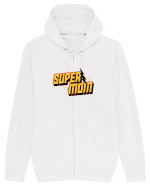 Super Mom Hanorac cu fermoar Unisex Connector