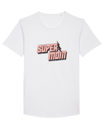 Super Mama Tricou mânecă scurtă guler larg Bărbat Skater