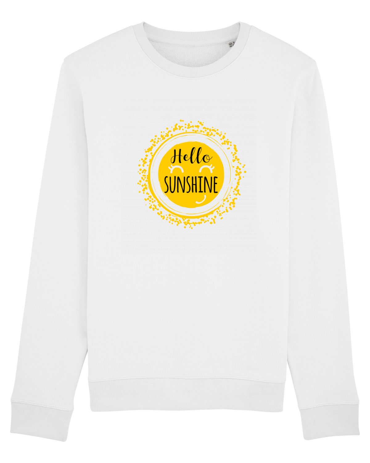 Bluză mânecă lungă Unisex Rise White
