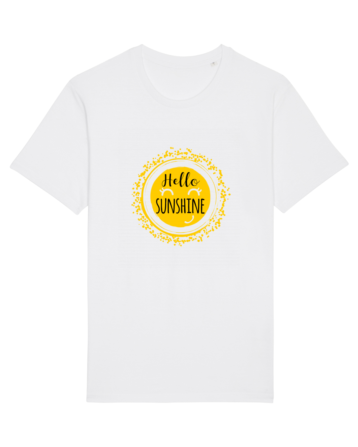 Tricou mânecă scurtă Unisex Rocker White