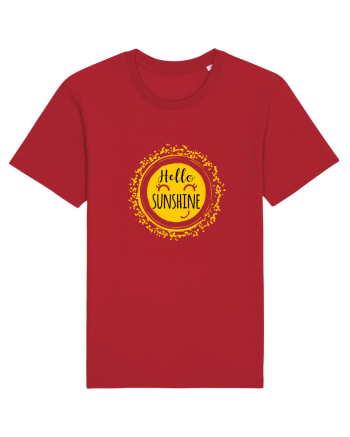  Soare zambaret Tricou mânecă scurtă Unisex Rocker