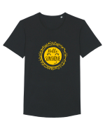  Soare zambaret Tricou mânecă scurtă guler larg Bărbat Skater