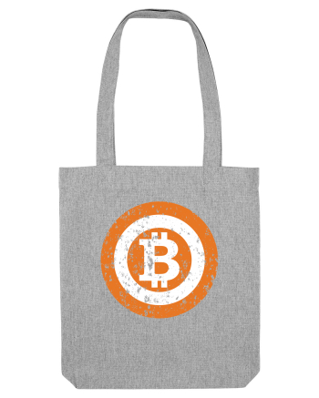 Bitcoin Retro Heather Grey