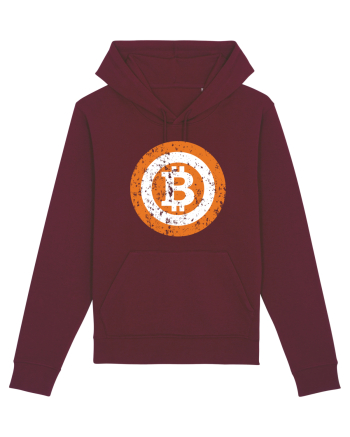 Bitcoin Retro Burgundy