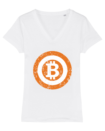 Bitcoin Retro White
