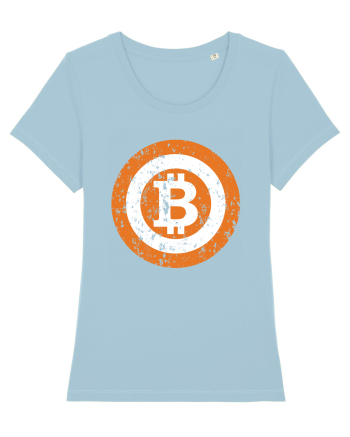 Bitcoin Retro Sky Blue