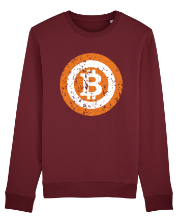 Bitcoin Retro Burgundy