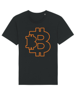 Bitcoin Tricou mânecă scurtă Unisex Rocker