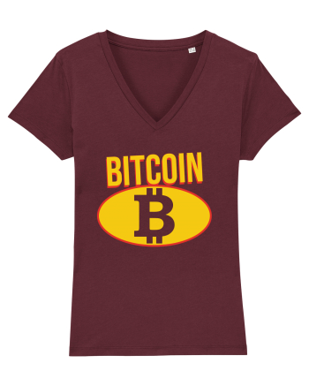 Bitcoin Gas Burgundy