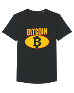 Bitcoin Gas Tricou mânecă scurtă guler larg Bărbat Skater
