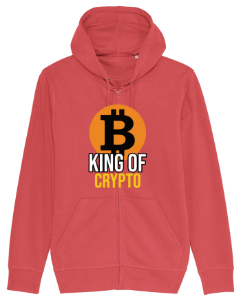Bitcoin King Of Crypto Carmine Red