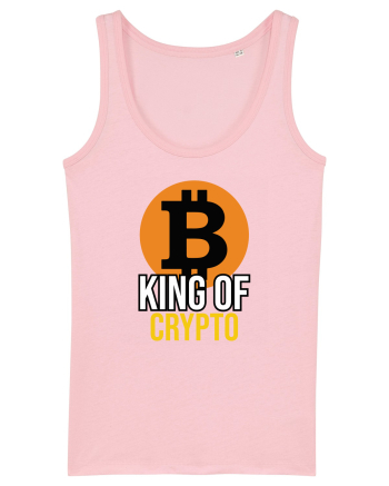 Bitcoin King Of Crypto Cotton Pink