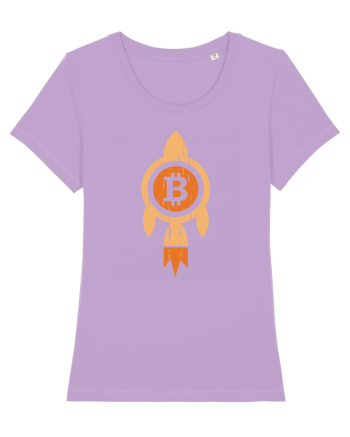 Bitcoin Rocket Lavender Dawn