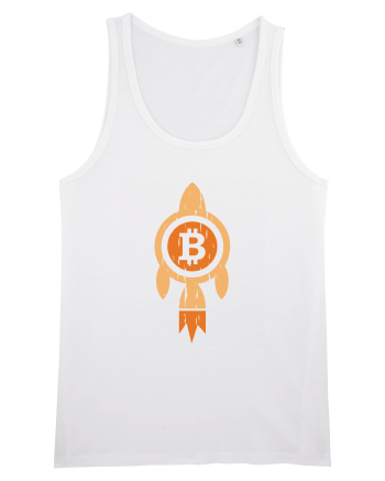 Bitcoin Rocket White