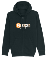Blessed Bitcoin Hanorac cu fermoar Unisex Connector
