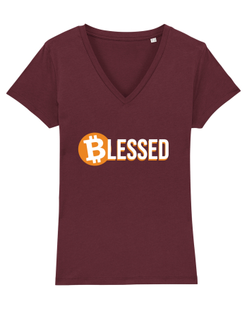 Blessed Bitcoin Burgundy